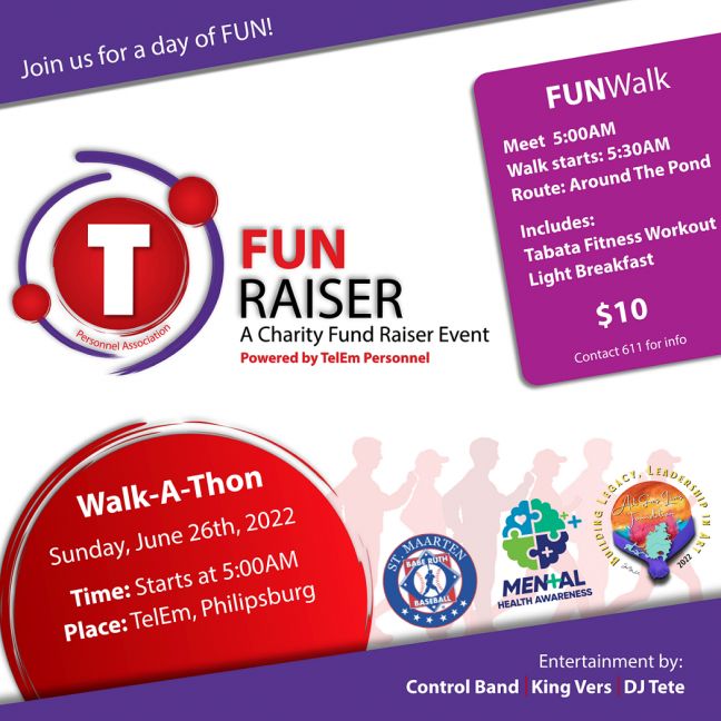 The Personnel Association flyer inviting TelEm Group staff to take part in Sunday’s Family friendly Day of events in what is billed as a fun-filled charity fund raiser.