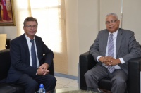Prime Minister Gumbs Meets with Dutch Representative in Philipsburg