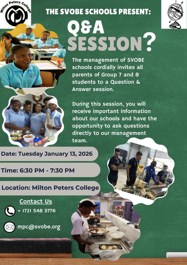 Parents &amp; Guardians Reminded about Q&amp;A Session on Tuesday at MPC