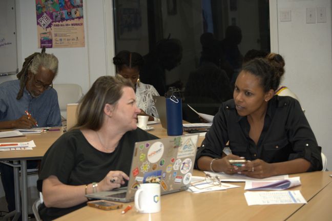 Participants during a Let&rsquo;s Act Program workshop.