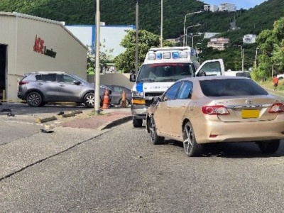 Scooter accident on A.J.C. Brouwers Road under investigation